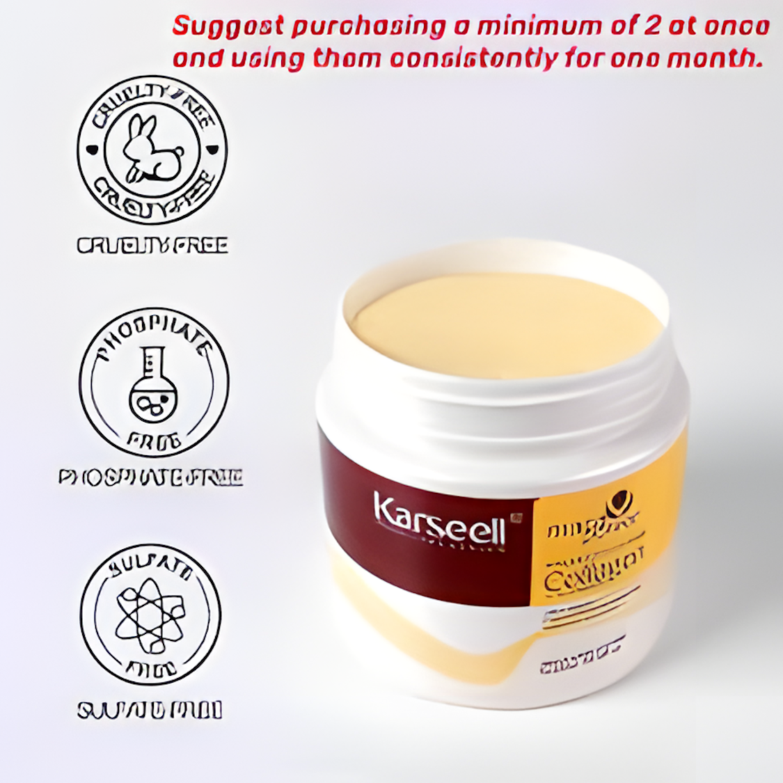 Karseell Collagen Hair Treatment Mask 500ml β Deep Repair, Smooth & Shiny Hair