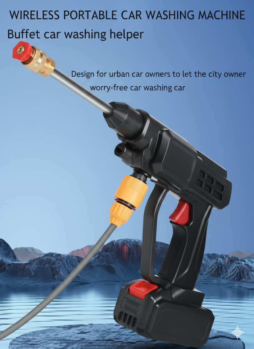 Car Washer Gun | High Pressure Water Spray Cleaning Tool