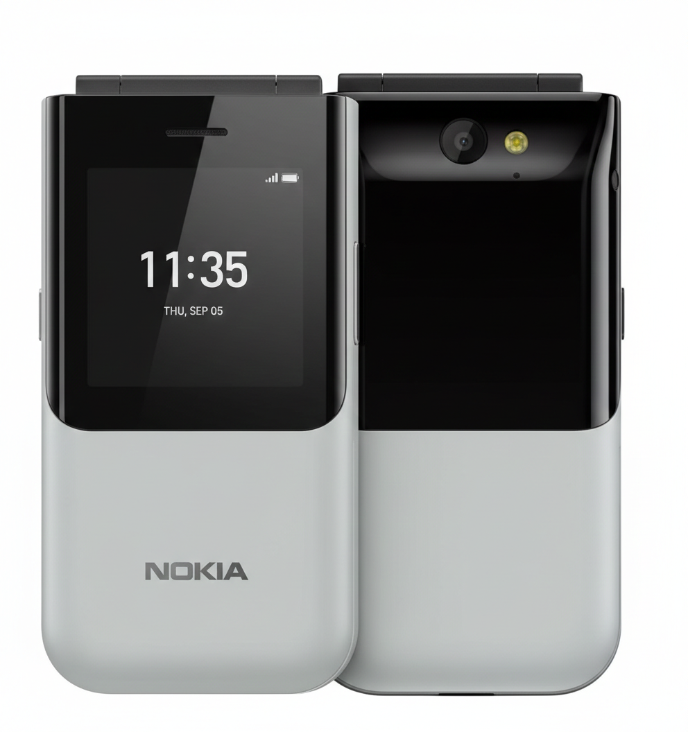 Nokia 2720 Flip (4G LTE) - Unlocked Retro Flip Phone with Long Battery Life