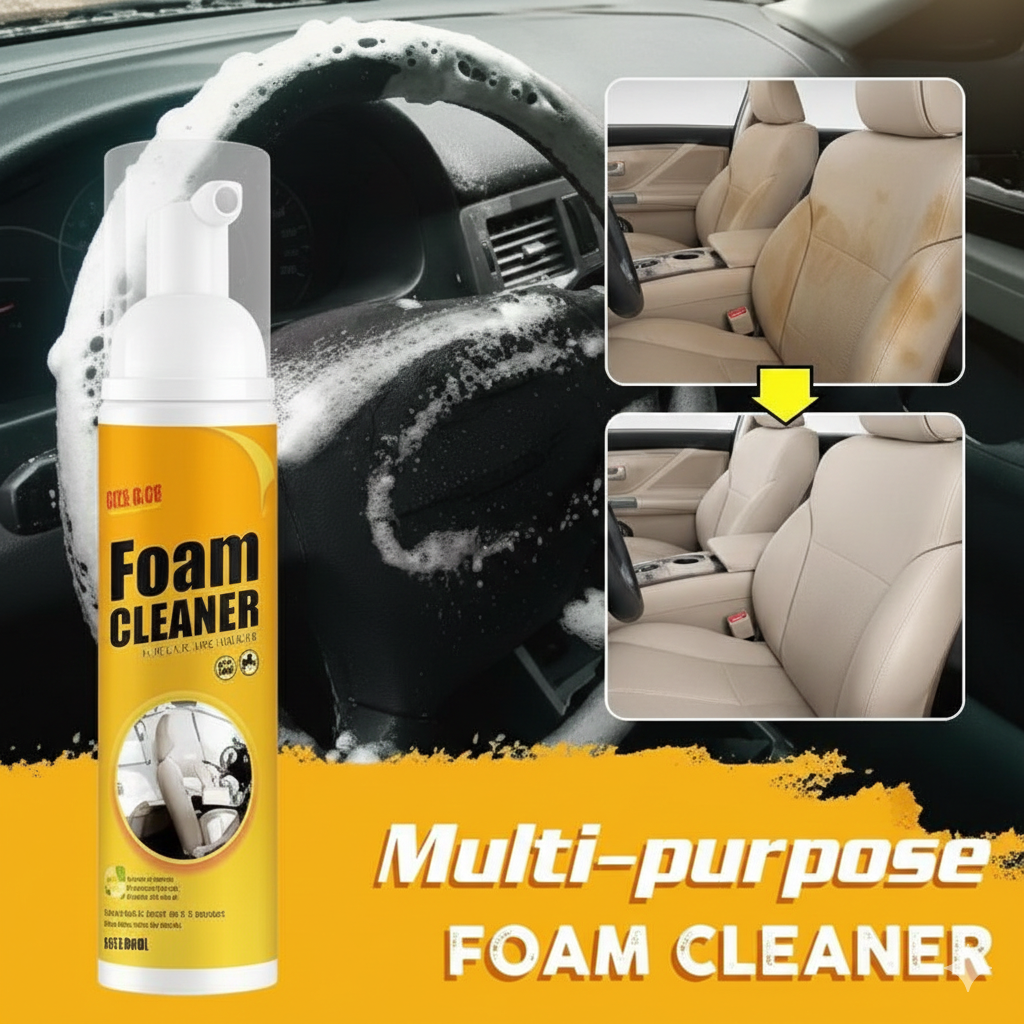 Multi Purpose Foam Cleaner – Powerful Stain Removal & Shine Formula