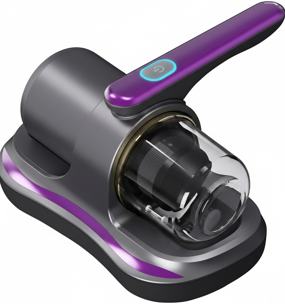 Wireless UV-C Mite Remover & Bed Vacuum - Handheld Mattress & Sofa Cleaner
