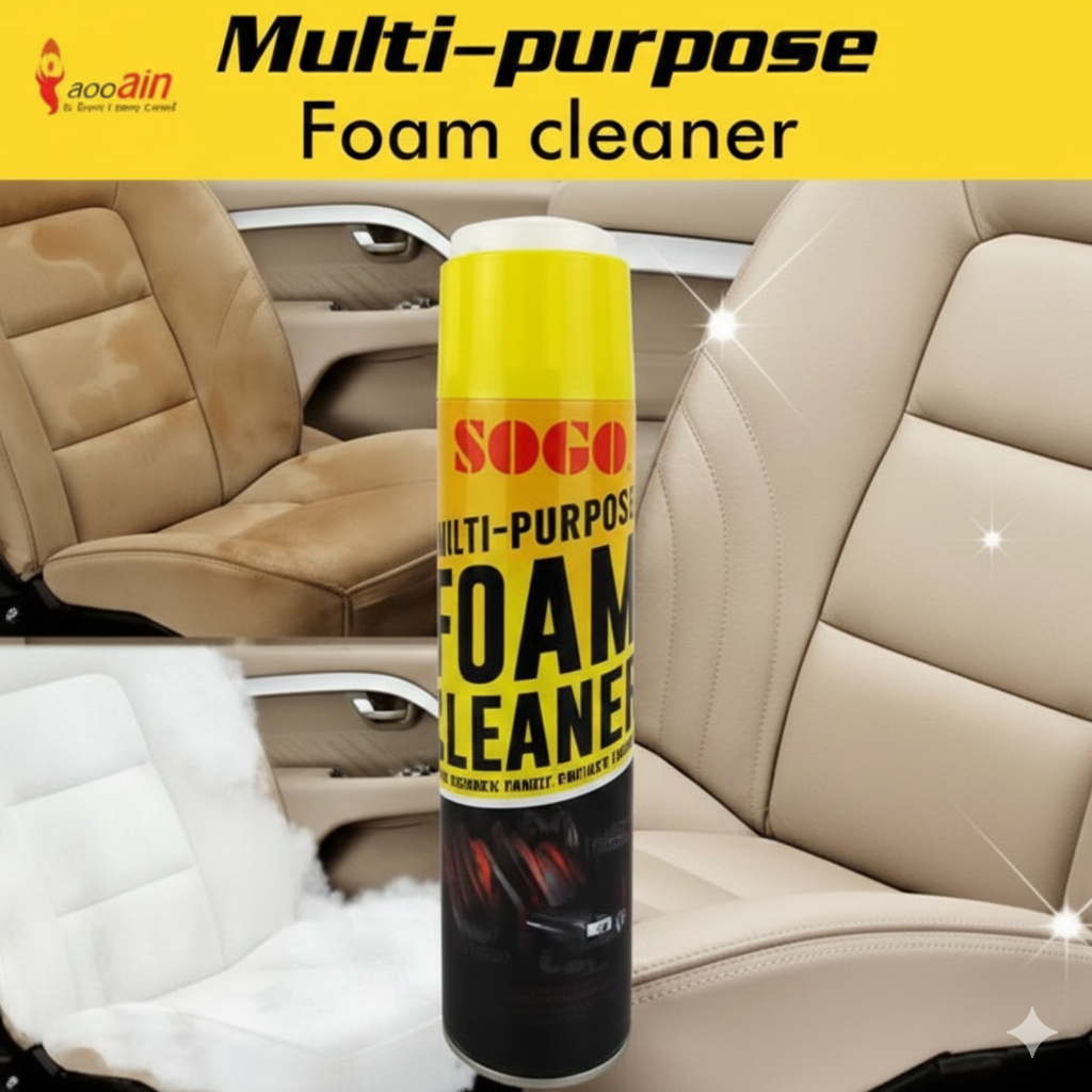 Multi Purpose Foam Cleaner – Powerful Stain Removal & Shine Formula