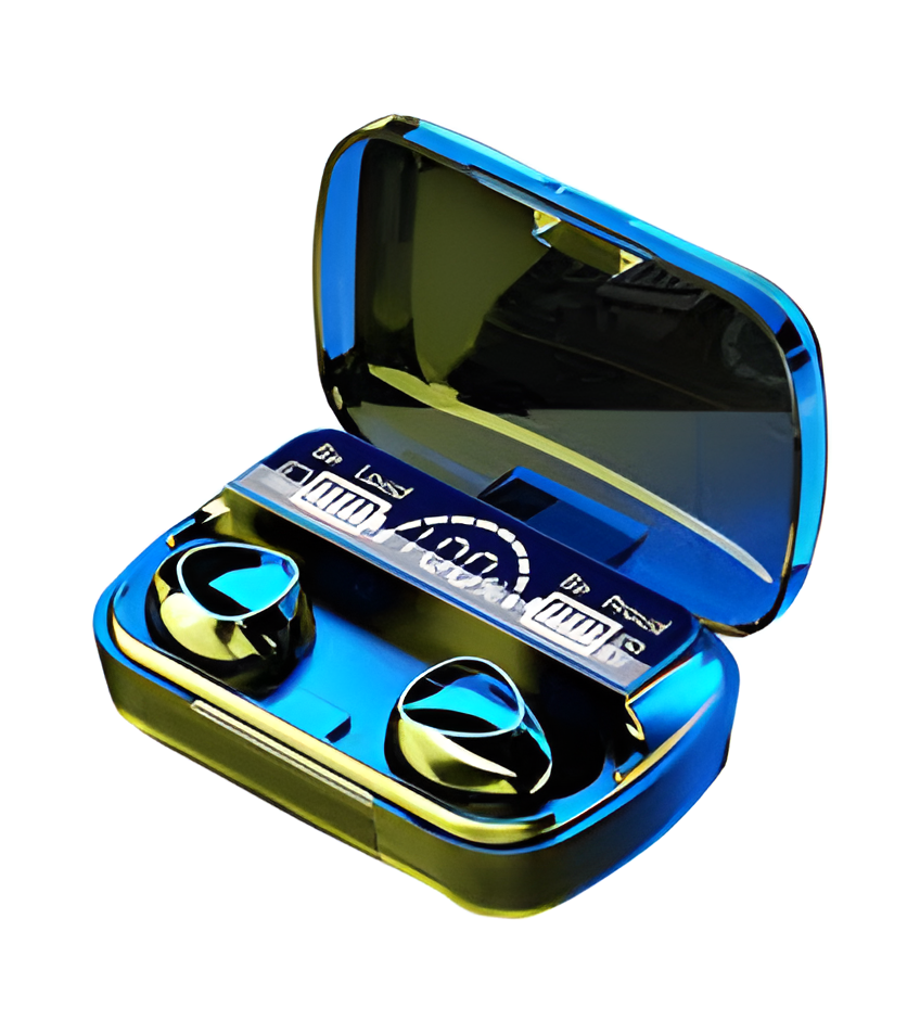 M10 Wireless Earbuds – Deep Bass, Touch Control & LED Display