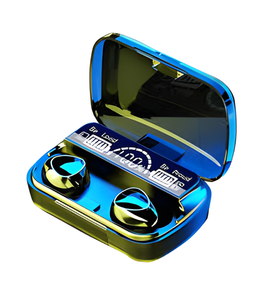 M10 Wireless Earbuds – Deep Bass, Touch Control & LED Display