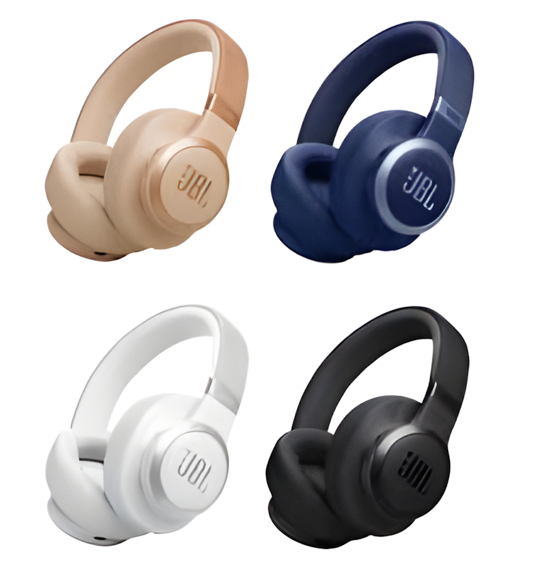 JBL Live 770NC Wireless Over-Ear Bluetooth Headphones with Adaptive Noise Cancelling, 65H Battery & Premium Sound