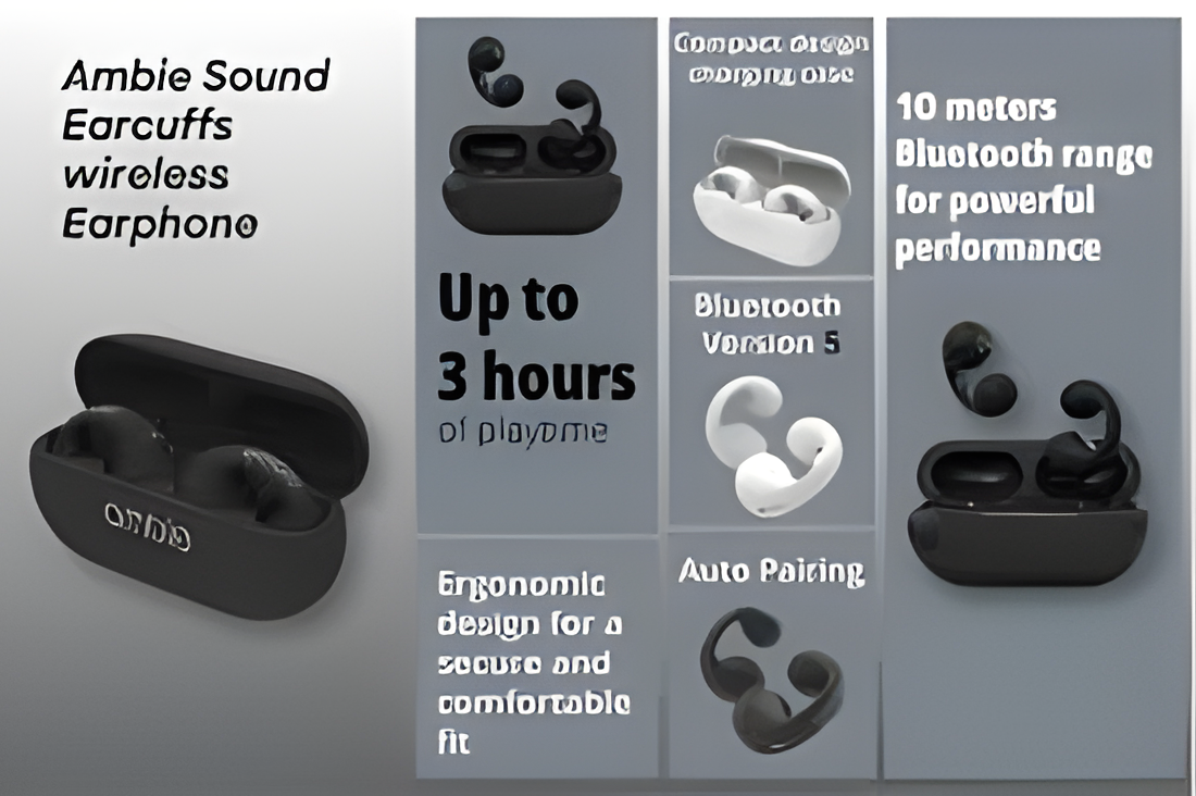 Ambie EarBuds – Open-Ear Wireless, Comfortable & Clear Sound