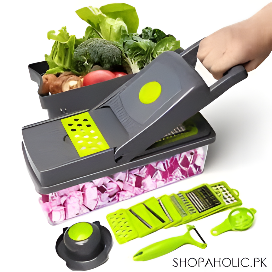 Multi-Function Vegetable Cutter Slicer – Chopper, Dicer & Grater