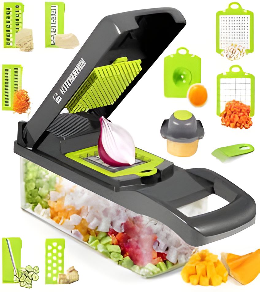 Multi-Function Vegetable Cutter Slicer – Chopper, Dicer & Grater