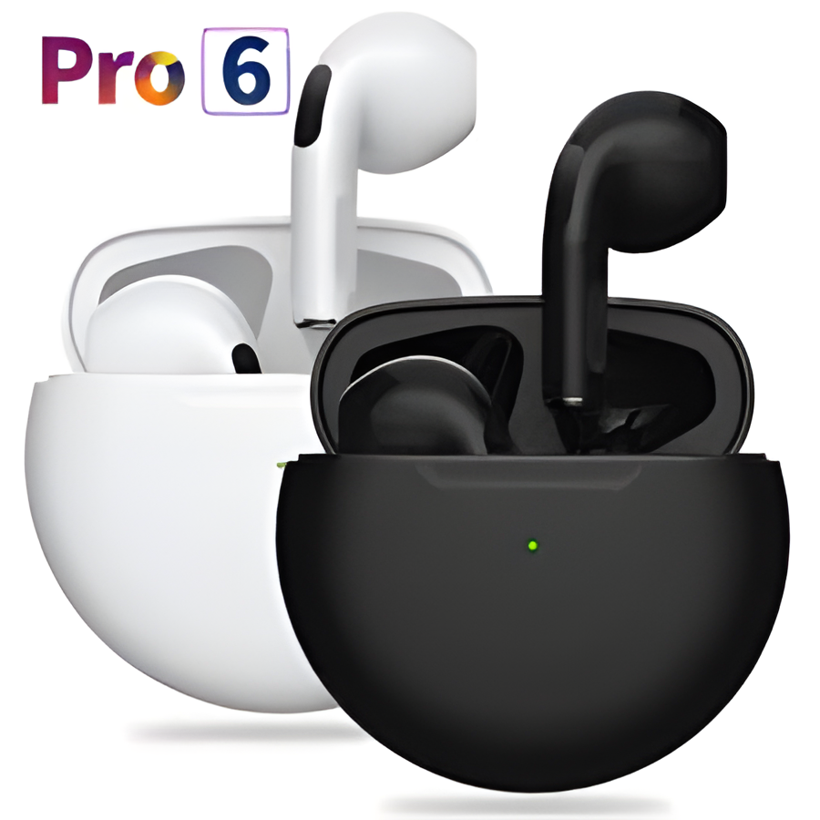 Air Pro 6 Wireless Earbuds – Touch Control, HD Sound & Charging Case