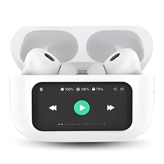 A9 Pro Wireless Earbuds – Touch Screen Case, ANC & HD Sound