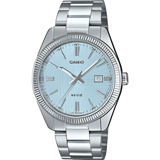 Round Dial Digital Watch – Classic Design with Comfortable Strap