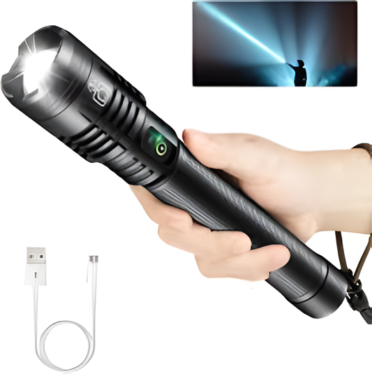 P90 FlashLighhtP90 LED Flashlight – Super Bright, Long Range & Rechargeable