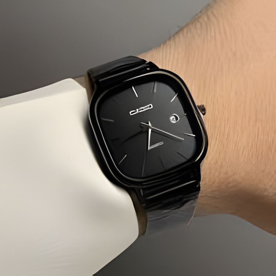A138 Digital Chain Watch | Retro Style | Stainless Steel Bracelet